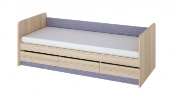 Кровать Индиго с 3-я ящиками ПМ-145.15 в Верхоянске - mebel154.com