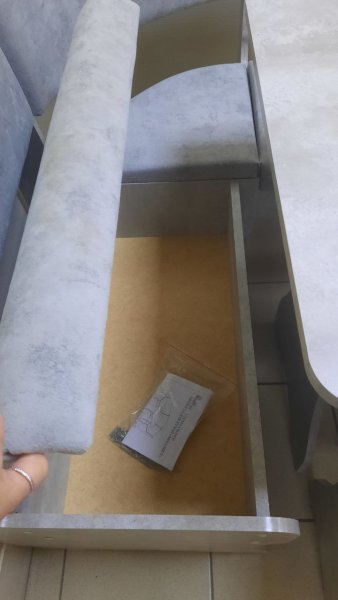 Кухонный уголок Миссия V велюр (цемент) в Верхоянске - mebel154.com