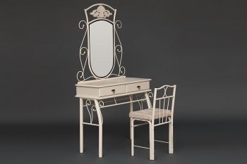 Столик туалетный CANZONA (столик/зеркало + стул) в Верхоянске - mebel154.com