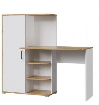 Стол со шкафом STIF белый(правый/левый) в Верхоянске - mebel154.com