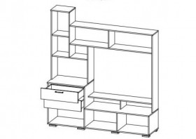 Гостиная Дуся ДГ 183.1 в Верхоянске - mebel154.com