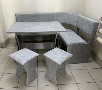 Кухонный уголок Миссия V велюр (сириус) в Верхоянске - mebel154.com