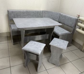 Кухонный уголок Миссия V велюр (сириус) в Верхоянске - mebel154.com