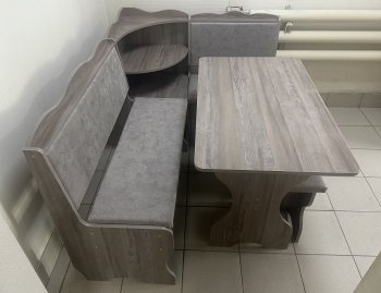 Кухонный уголок Миссия с полкой, ткань(локи) в Верхоянске - mebel154.com