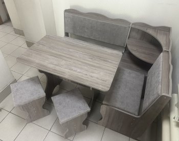 Кухонный уголок Миссия с полкой, ткань(локи) в Верхоянске - mebel154.com