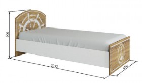 Кровать 900 КРД 900.1 Юнга в Верхоянске - mebel154.com