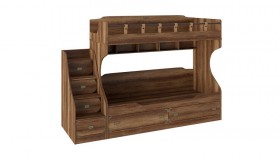 Кровать двухъярусная с приставной лестницей Навигатор в Верхоянске - mebel154.com