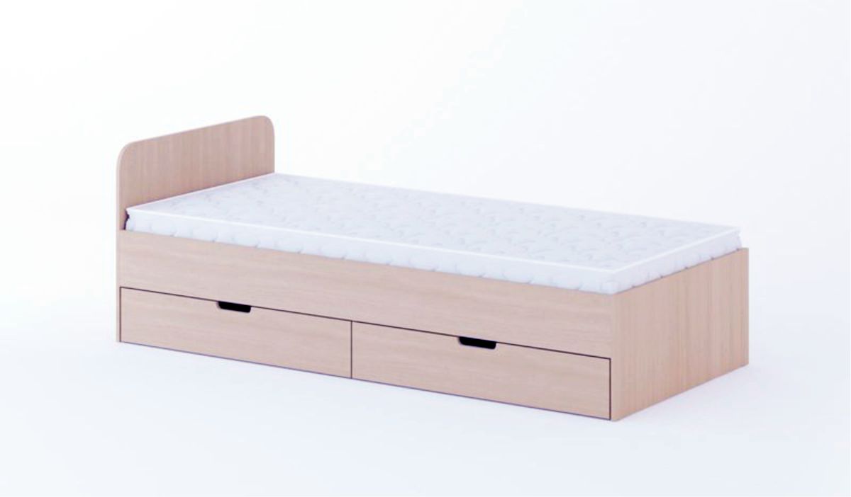 Кровать с ящиками Фиджи в Верхоянске - mebel154.com
