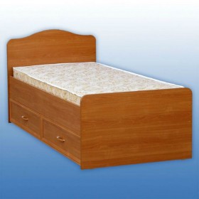 Кровать односпальная с ящиками в Верхоянске - mebel154.com