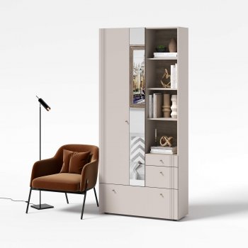 Вешалка с зеркалом Одетта (ВШ1) в Верхоянске - mebel154.com