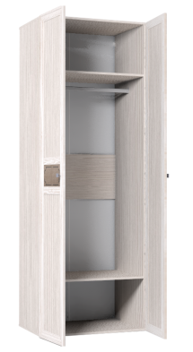Шкаф для одежды 2-х дверный 54 Карина в Верхоянске - mebel154.com