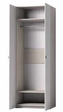 Шкаф для одежды 2-х дверный 54 Марсель в Верхоянске - mebel154.com