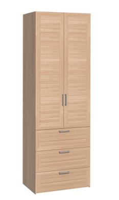 Шкаф для одежды 2-х дверный с ящ 12 Регата в Верхоянске - mebel154.com