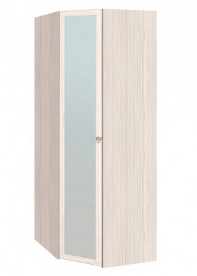 Шкаф для одежды угловой с зеркалом 56-2 Бриз в Верхоянске - mebel154.com