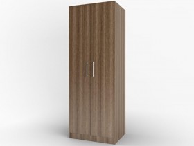 Шкаф распашной ш 800-2 двери (со штангой) в Верхоянске - mebel154.com