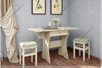 Стол раскладной с ящиком(пеликан) в Верхоянске - mebel154.com